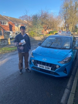 A big congratulations to James Cronie. James passed his driving test today at Newcastle Driving Test Centre, with just 3 driver faults.<br />
Well done James- safe driving from all at Craig Polles Instructor Training and Driving School. 🙂🚗<br />
Driving instructor-Sara Skelson