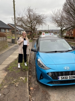 A big congratulations to Toni Langridge. Toni passed her driving test at Newcastle Driving Test Centre, with 6 driver faults.<br />
Well done Toni- safe driving from all at Craig Polles Instructor Training and Driving School. 🙂🚗<br />
Driving instructor-Sara Skelson
