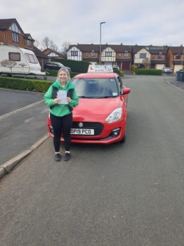 A big congratulations to Lauren Mountford. Lauren passed her driving test today at Newcastle Driving Test Centre, with just 2 driver faults.<br />
Well done Lauren- safe driving from all at Craig Polles Instructor Training and Driving School. 🙂🚗<br />
Driving instructor-Andrew Crompton