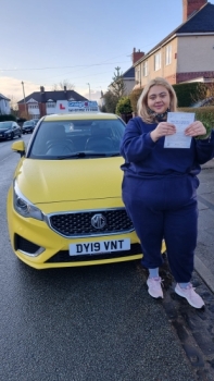 A big congratulations to Lydia Kamarafalconer. Lydia passed her driving test at Newcastle Driving Test Centre. First attempt and with just 4 driver faults.Well done Lydia- safe driving from all at Craig Polles Instructor Training and Driving School. 🙂🚗Driving instructor-Paul Lees