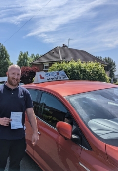 A big congratulations to Joe Hogan. Joe passed his driving test today at Cobridge Driving Test Centre. <br />
First attempt, with just 2 driver faults.<br />
Well done Joe- safe driving from all at Craig Polles Instructor Training and Driving School. 🙂🚗<br />
Driving instructor-Greg Tatler
