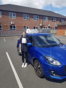 A big congratulations to Lucy Lloyd. Lucy passed her driving test today at Newcastle Driving Test Centre. <br />
First attempt, with just 2 driver faults.<br />
Well done Lucy- safe driving from all at Craig Polles Instructor Training and Driving School. 🙂🚗<br />
Driving instructor-Dan Shaw