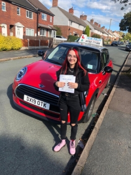 A big congratulations to Ebony Robinson. Ebony passed her driving test today, at Newcastle Driving Test Centre at her First attempt.<br />
Well done Ebony - safe driving from all at Craig Polles Instructor Training and Driving School. 🙂🚗<br />
Driving instructor-Mark Ashley