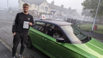 A big congratulations to George Shepherd. George passed his driving test today, at Cobridge Driving Test Centre. First attempt, with just 2 driver faults.Well done George - safe driving from all at Craig Polles Instructor Training and Driving School. 🙂🚗Driving instructor-Jamie Lees