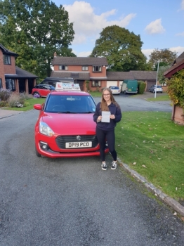 A big congratulations to Rose Smart.🥳 <br />
Rose passed her driving test today at Crewe Driving Test Centre, with just 3 driver faults.<br />
Well done Holly - safe driving from all at Craig Polles Instructor Training and Driving School. 🙂🚗<br />
Driving instructor-Andrew Crompton