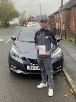 A big congratulations to Jay Underwood.🥳 <br />
Jay passed his driving test today at Cobridge Driving Test Centre. First attempt and with just 2 driver faults.<br />
Well done Jay - safe driving from all at Craig Polles Instructor Training and Driving School. 🙂🚗<br />
Driving instructor-Joe O´Byrne