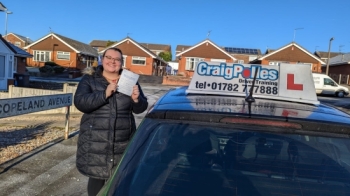 A big congratulations to Charlotte Douglas.🥳 <br />
Charlotte passed her driving test today at Newcastle Driving Test Centre. First attempt and with just 2 driver faults.<br />
Well done Charlotte - safe driving from all at Craig Polles Instructor Training and Driving School. 🙂🚗<br />
Driving instructor-Jamie Lees