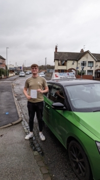 A big congratulations to Charlie Shepard🥳 <br />
Charlie passed his driving test today at Cobridge Driving Test Centre, with just 2 driver faults.<br />
Well done Charlie - safe driving from all at Craig Polles Instructor Training and Driving School. 🙂🚗<br />
Driving instructor-Jamie Lees