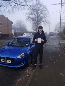 A big congratulations to Noah Ridge.🥳 <br />
Noah passed his driving test today at Cobridge Driving Test Centre. First attempt and with just 3 driver faults.<br />
Well done Noah - safe driving from all at Craig Polles Instructor Training and Driving School. 🙂🚗<br />
Driving instructor-Dan Shaw