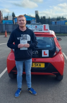 A big congratulations to Josh Sherwin.🥳 <br />
Josh passed his driving test today at Newcastle Driving Test Centre. First attempt and with just 5 driver faults.<br />
Well done Josh - safe driving from all at Craig Polles Instructor Training and Driving School. 🙂🚗<br />
Driving instructor-Simon Smallman