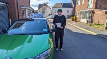 A big congratulations to Jason Awde.🥳 <br />
Jason passed his driving test today at Cobridge Driving Test Centre. First attempt and with just 4 driver faults.<br />
Well done Jason - safe driving from all at Craig Polles Instructor Training and Driving School. 🙂🚗<br />
Driving instructor-Jamie Lees