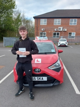 A big congratulations to Jacob Grindey.🥳 <br />
Jacob passed his driving test today at Newcastle Driving Test Centre at his first attempt.<br />
Well done Jacob- safe driving from all at Craig Polles Instructor Training and Driving School. 🙂🚗<br />
Driving instructor-Simon Smallman