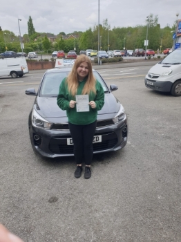 A big congratulations to Keira Buckle.🥳 <br />
Keira passed her driving test today at Macclesfield Driving Test Centre, with just 4 driver faults. <br />
Well done Keira - safe driving from all at Craig Polles Instructor Training and Driving School. 🙂🚗<br />
Driving instructor-Andrew Crompton