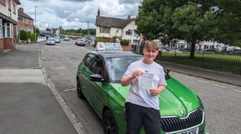 A big congratulations to Josh Burton.🥳 <br />
Josh passed his driving test today at Cobridge Driving Test Centre, with 8 driver faults. <br />
Well done Josh - safe driving from all at Craig Polles Instructor Training and Driving School. 🙂🚗<br />
Driving instructor-Jamie Lees