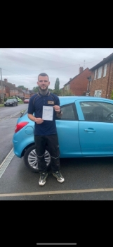 A big congratulations to Jordan Jones.🥳 <br />
Jordan passed his driving test today at Newcastle Driving Test Centre, with just 1 driver fault. <br />
Well done Jordan-safe driving from all at Craig Polles Instructor Training and Driving School. 🙂🚗<br />
Driving instructor-Jamie Lees