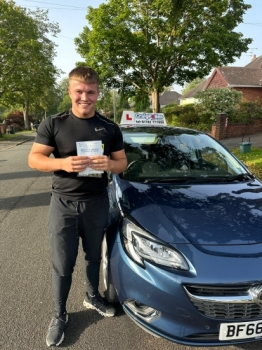 A big congratulations to Jack Jameson.🥳 <br />
Jack passed his driving test today at Stafford Driving Test Centre. First attempt and with 7 driver faults. <br />
Well done Jack-safe driving from all at Craig Polles Instructor Training and Driving School. 🙂🚗<br />
Driving instructor-Ryan Hopwood