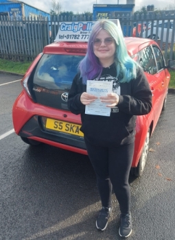 A big congratulations to Emma Jane Hewitt.🥳 <br />
Emma passed her driving test at Newcastle Driving Test Centre, with just 4 driver faults. <br />
Well done Emma safe driving from all at Craig Polles Instructor Training and Driving School. 🙂🚗<br />
Driving instructor-Simon Smallman