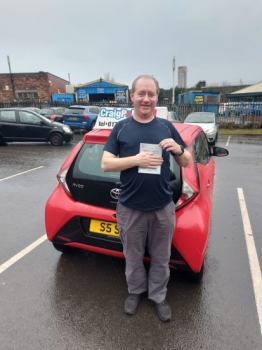A big congratulations to Warren Jones.🥳 <br />
Warren passed his driving test today at Newcastle Driving Test Centre, with just 3 driver faults. <br />
Well done Warren safe driving from all at Craig Polles Instructor Training and Driving School. 🙂🚗<br />
Driving instructor-Simon Smallman