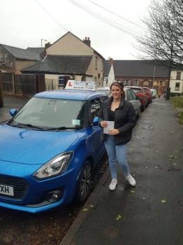 A big congratulations to Maddy Lowe .🥳 <br />
Maddy passed her driving test today at Newcastle Driving Test Centre. First attempt and with 8 driver faults. <br />
Well done Maddy-safe driving from all at Craig Polles Instructor Training and Driving School. 🙂🚗<br />
Driving instructor-Dan Shaw