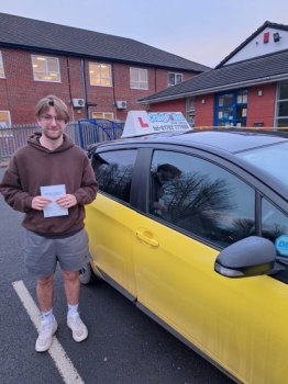 A big congratulations to Matt Degg.🥳 <br />
Matt passed his driving test today at Newcastle Driving Test Centre. First attempt and with 8 driver faults. <br />
Well done Matt safe driving from all at Craig Polles Instructor Training and Driving School. 🙂🚗<br />
Driving instructor-Bradley Peach