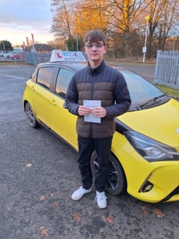 A big congratulations to Tom Appleby-Kane.🥳 <br />
Tom passed his driving test today at Newcastle Driving Test Centre, with 7 driver faults. <br />
Well done Tom safe driving from all at Craig Polles Instructor Training and Driving School. 🙂🚗<br />
Driving instructor-Bradley Peach