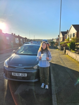 A big congratulations to Hollie Bailey.🥳 <br />
Hollie passed her driving test today at Crewe Driving Test Centre. First attempt and with just 3 driver faults. <br />
Well done Hollie safe driving from all at Craig Polles Instructor Training and Driving School. 🙂🚗<br />
Driving instructor-Andrew Crompton