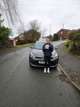 A big congratulations to Jessie Riley.🥳 <br />
Jessie passed her driving test today at Cobridge Driving Test Centre, with just 4 driver faults. <br />
Well done Jessie safe driving from all at Craig Polles Instructor Training and Driving School. 🙂🚗<br />
Driving instructor-Andrew Crompton