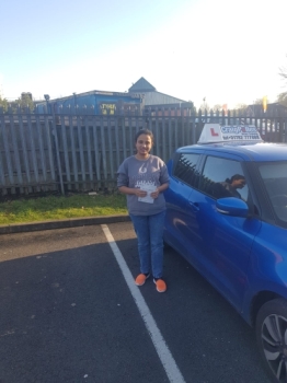 A big congratulations to Manisha Subhalaxmi.🥳<br />
Manisha passed her driving test today at Newcastle Driving Test Centre, with just 3 driver faults.<br />
Well done Manisha safe driving from all at Craig Polles Instructor Training and Driving School. 🙂🚗<br />
Driving instructor-Dan Shaw