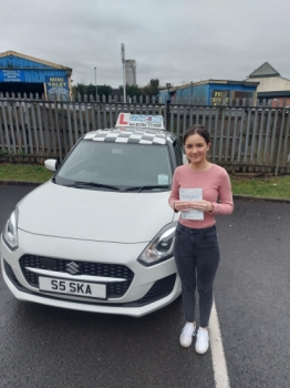 A big congratulations to Chloe Baskeyfield-Spooner.🥳<br />
Chloe passed her driving test today at Newcastle Driving Test Centre, with 9 driver faults.<br />
Well done Chloe safe driving from all at Craig Polles Instructor Training and Driving School. 🙂🚗<br />
Driving instructor-Simon Smallman