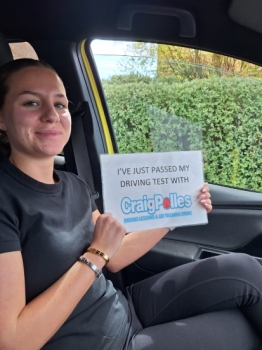 A big congratulations to Millie Hazlehurst.🥳<br />
Millie passed her driving test today at Newcastle Driving Test Centre, with just 6 driver faults.<br />
Well done Millie- safe driving from all at Craig Polles Instructor Training and Driving School. 🙂🚗<br />
Driving instructor-Bradley Peach