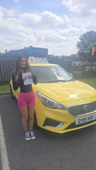 A big congratulations to Alice Evans.🥳<br />
Alice passed her driving test today, at Newcastle Driving Test Centre on her first attempt and with just 5 driver faults. <br />
Well done Alice safe driving from all at Craig Polles Instructor Training and Driving School. 🙂🚗<br />
Driving instructor-Paul Lees