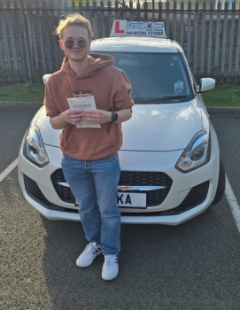 A big congratulations to Oliver Birch.🥳<br />
Oliver passed his driving test today at Newcastle Driving Test Centre. First attempt and with just 4 driver faults.<br />
Well done Oliver safe driving from all at Craig Polles Instructor Training and Driving School. 🙂🚗<br />
Driving instructor-Simon Smallman