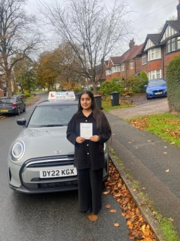 A big congratulations to Zara Farooq.🥳<br />
Zara passed her driving test today at Newcastle Driving Test Centre. First attempt and with 6 driver faults.<br />
Well done Zara safe driving from all at Craig Polles Instructor Training and Driving School. 🙂🚗<br />
Driving instructor-Mark Ashley