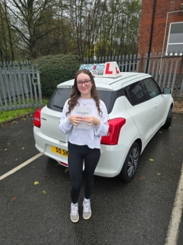 A big congratulations to Imogen Burton.🥳<br />
Imogen passed her driving test today at Newcastle Driving Test Centre. First attempt and with just 4 driver faults.<br />
Well done Imogen safe driving from all at Craig Polles Instructor Training and Driving School. 🙂🚗<br />
Driving instructor-Simon Smallman