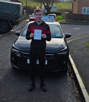 A big congratulations to Jordan Langford.🥳<br />
Jordan passed his driving test today at Cobridge Driving Test Centre. First attempt and with just 5 driver faults.<br />
Well done Jordan safe driving from all at Craig Polles Instructor Training and Driving School. 🙂🚗<br />
Driving instructor-Andrew Crompton