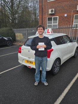 A big congratulations to Finn Smith.🥳<br />
Finn passed his driving test today at Newcastle Driving Test Centre. First attempt and with just 5 driver faults.<br />
Well done Finn safe driving from all at Craig Polles Instructor Training and Driving School. 🙂🚗<br />
Driving instructor-Simon Smallman