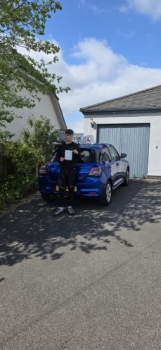 A big congratulations to Oscar West.🥳<br />
Oscar passed his driving test today at Cobridge Driving Test Centre. First attempt and with just 4 driver faults.<br />
Well done Oscar safe driving from all at Craig Polles Instructor Training and Driving School. 🙂🚗<br />
Driving instructor-Andrew Crompton