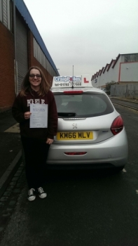 A big congratulations to Rebecca Haughton for passing her driving test today at Cobridge test centre First time and with just 2 driver faults <br />
<br />
Well done Rebecca - safe driving 🚗