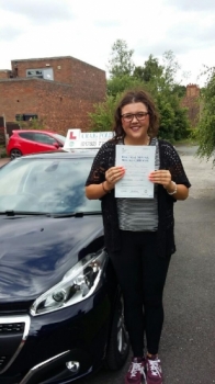 A big congratulations to Rebecca Johnson for passing her driving test today with just 3 driver faults<br />
<br />
Well done Rebecca - safe driving