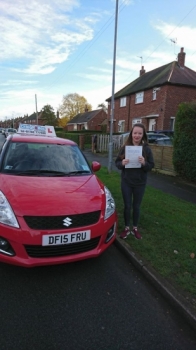 A big congratulations to Rebecca Morris, who has passed her driving test today at Crewe Driving Test Centre. First time and with just 4 driver faults.<br />
<br />
Well done Rebecca - safe driving from all at Craig Polles Instructor Training and Driving School. 🚗😀