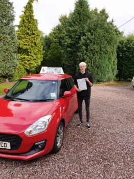 A big congratulations to James Leek, who has passed his driving test today at Cobridge Driving Test Centre, with just 4 driver faults.<br />
Well done James- safe driving from all at Craig Polles Instructor Training and Driving School. 🙂🚗<br />
Instructor-Andy Crompton