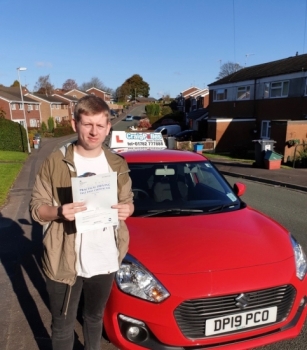 A big congratulations to Fin Colclough, who has passed his driving test today at Cobridge Driving Test Centre, at his First attempt and with 7 driver faults.<br />
Well done Fin - safe driving from all at Craig Polles Instructor Training and Driving School. 🙂🚗<br />
Instructor-Andy Crompton