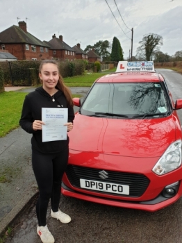 A big congratulations to Maisie Kearney, who has passed her driving test today at Cobridge Driving Test Centre, with just 3 driver faults.<br />
Well done Maisie - safe driving from all at Craig Polles Instructor Training and Driving School. 🙂🚗<br />
Instructor-Andy Crompton