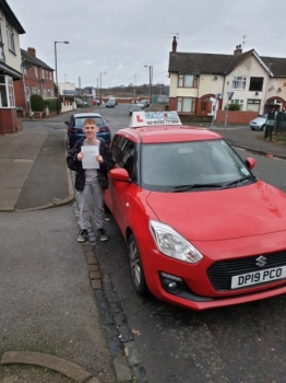 A big congratulations to Callan Hackney, who passed his driving test today at Cobridge Driving Test Centre, with 8 driver faults.Well done Callan- safe driving from all at Craig Polles Instructor Training and Driving School. 🙂🚗Instructor-Andrew Crompton