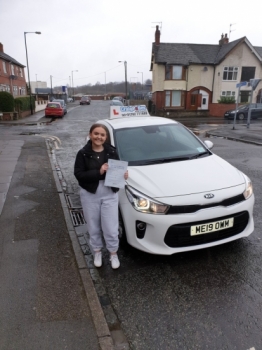 A big congratulations to Nikita Gerrity, who passed her driving test today at Cobridge Driving Test Centre, at her First attempt and with just 3 driver faults.<br />
Well done Nikita- safe driving from all at Craig Polles Instructor Training and Driving School. 🙂🚗<br />
Instructor-Andy Crompton