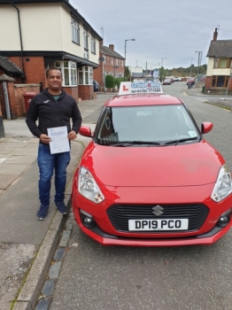 A big congratulations to Annesly Benedict. Annesly passed his driving test today at Cobridge Driving Test Centre, with 8 driver faults.Well done Annesly- safe driving from all at Craig Polles Instructor Training and Driving School. 🙂🚗Instructor-Andrew Crompton