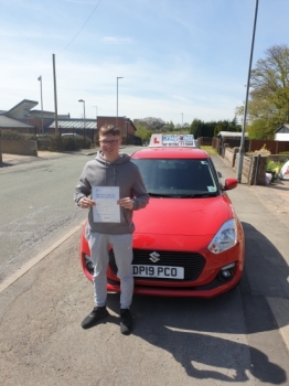 A big congratulations to Ross Hughes. Ross passed his driving test today at Cobridge Driving Test Centre, with just 3 driver faults.<br />
Well done Ross- safe driving from all at Craig Polles Instructor Training and Driving School. 🙂🚗<br />
Instructor-Andrew Crompton