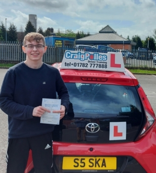 A big congratulations to Ben Twigge. Ben passed his driving test today at Newcastle Driving Test Centre, at his First attempt and with just 5 driver faults.<br />
Well done Ben- safe driving from all at Craig Polles Instructor Training and Driving School. 🙂🚗<br />
Driving instructor-Simon Smallman