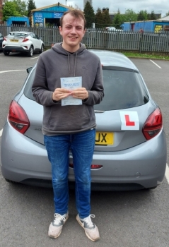 A big congratulations to Josh Leary. Josh passed his driving test today at Newcastle Driving Test Centre. <br />
First attempt, with just 1 driver fault.<br />
Well done Josh- safe driving from all at Craig Polles Instructor Training and Driving School. 🙂🚗<br />
Driving instructor-Simon Smallman