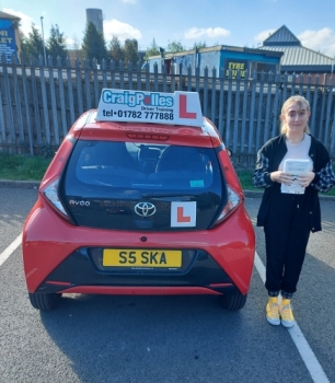 A big congratulations to Lucy Peach. Lucy passed her driving test today at Newcastle Driving Test Centre, with just 1 driver fault. <br />
Well done Lucy- safe driving from all at Craig Polles Instructor Training and Driving School. 🙂🚗<br />
Driving instructor-Simon Smallman